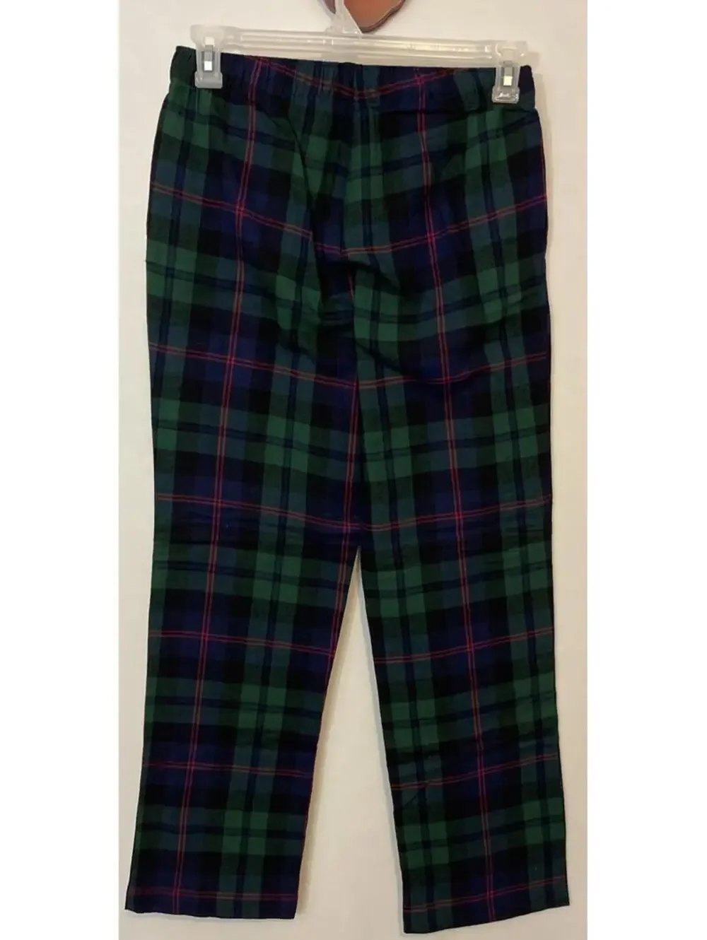 Old Navy Mens Small Green Plaid Elastic-Waist Cotton PJ Lounge Pants NWT! A4691